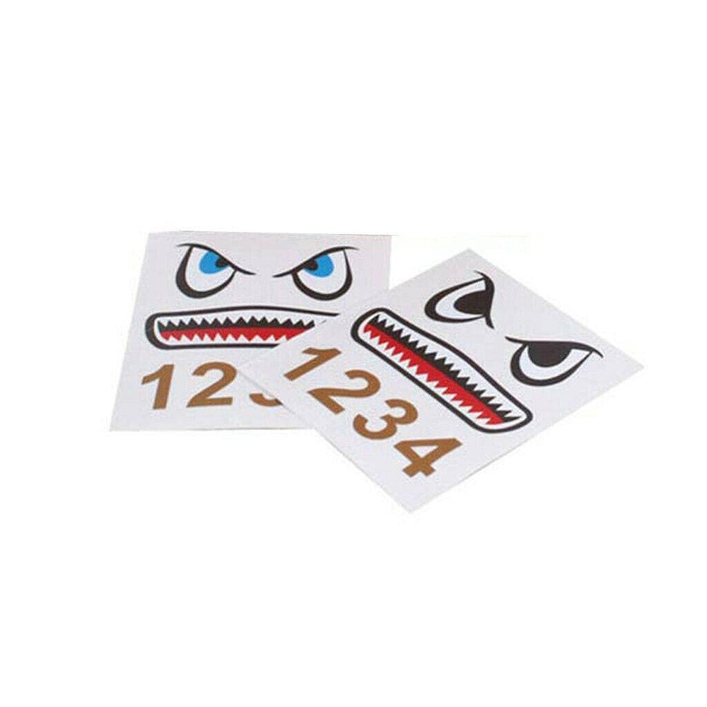 1 Pair Easy Installation & Removal Decoration Adhesive Skin 3D Shark Sticker for DJI Mavic Pro Accessory Part