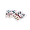 1 Pair Easy Installation & Removal Decoration Adhesive Skin 3D Shark Sticker for DJI Mavic Pro Accessory Part view 1