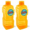 PlayRoute Bubble Solution | Bubbles Refill Solution 4L/136oz. | 2-Pack Ready to Use Solution for Bubble Machines & Other Bubble Blower Toys for Toddlers & Kids | Easy Grip Bulk Bottle view 1