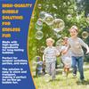 PlayRoute Bubble Solution | Bubbles Refill Solution 4L/136oz. | 2-Pack Ready to Use Solution for Bubble Machines & Other Bubble Blower Toys for Toddlers & Kids | Easy Grip Bulk Bottle view 3