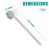 Litoexpe 12pcs Mini Wooden Hammers 38x24mm view 2