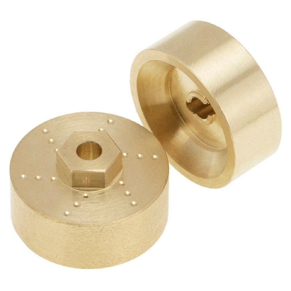75G 6MM Brass Widened Wheel Rim Hub Counterweights for Axial 1/24 SCX24 AXI00002 AXI00001 AXI90081 RC Car Accessory Part