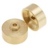 75G 6MM Brass Widened Wheel Rim Hub Counterweights for Axial 1/24 SCX24 AXI00002 AXI00001 AXI90081 RC Car Accessory Part view 1