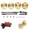 75G 6MM Brass Widened Wheel Rim Hub Counterweights for Axial 1/24 SCX24 AXI00002 AXI00001 AXI90081 RC Car Accessory Part view 2
