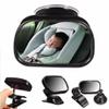 Adjustable Free Re-Volving Car Baby Back Seat Rear View Mirror for Infant Child Toddler Safety Suction&Clip Accessory view 2