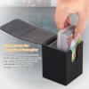 Arkeiliy Card Deck Box, 110+ Storage MTG Deck Box with 50 Pcs Card Sleeve, Collectible Trading Card Cases for Magic Commander and More (Black) view 4