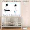 67" Adjustable Height Baby Monitor Floor Stand Holder Compatible with Hellobaby HB6560/HB6550/Pro/HB65/HB66/HB248,ANMEATE,Infant Optics DXR-8 Pro,eufy,Nanit Pro Smart Baby Monitor & Flex Stand view 4