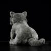 Tiny Heart Simulation British Short cat Plush Toys, 11.02inch Cute British Short cat Stuffed Animal Plush Toys for Kids Boys and Girls Kawaii Birthday Gifts, Room Decoration view 4