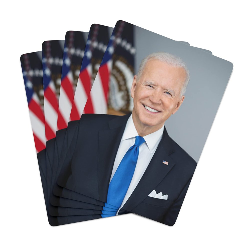 Brian Bula President Biden Playing Cards Biden Poker Cards Play to Win