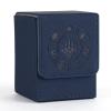 Arkeiliy Card Deck Box, 110+ Storage MTG Deck Box with 50 Pcs Card Sleeve, Collectible Trading Card Cases for Magic Commander and More (Blue) view 1