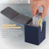 Arkeiliy Card Deck Box, 110+ Storage MTG Deck Box with 50 Pcs Card Sleeve, Collectible Trading Card Cases for Magic Commander and More (Blue) view 4