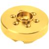 ShareGoo 4Pcs Brass Wheels Hex Hub Adapter 12mm Hex Weight Compatible with 1.9 2.2Inch Wheels Rim Beadlock Axial SCX10 Traxxas TRX4 1/10 RC Crawler Car view 3