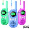 Wcfish Walkie Talkies for Kids Rechargeable 3 Pack, Providing 48hrs Working Time and Long Range of 3KMs, Best Gift for Kids Aged 3-12 Years (Blue+Green+Purple) view 1