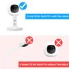 67" Adjustable Height Baby Monitor Floor Stand Holder for Nanit Pro Smart Monitor & Flex Stand,Owlet Cam/Cam 2 /Owlet Duo 2, Baby Monitor,Also Cameras with 1/4 Thread Connection view 2