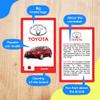 Car Brands and Logos - Flash Cards for Kids Ages 4-8, Flash Cards for Toddlers 2-4 Years - Ideal Small Gift for Boy view 3