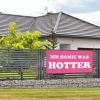 2x4 Ft His Homie Was Hotter Pink Flag Funny Meme Flag Sign For College Dorm Room Decorations Girl Teens Room Party Decoration With 4 Metal Eyelets view 3