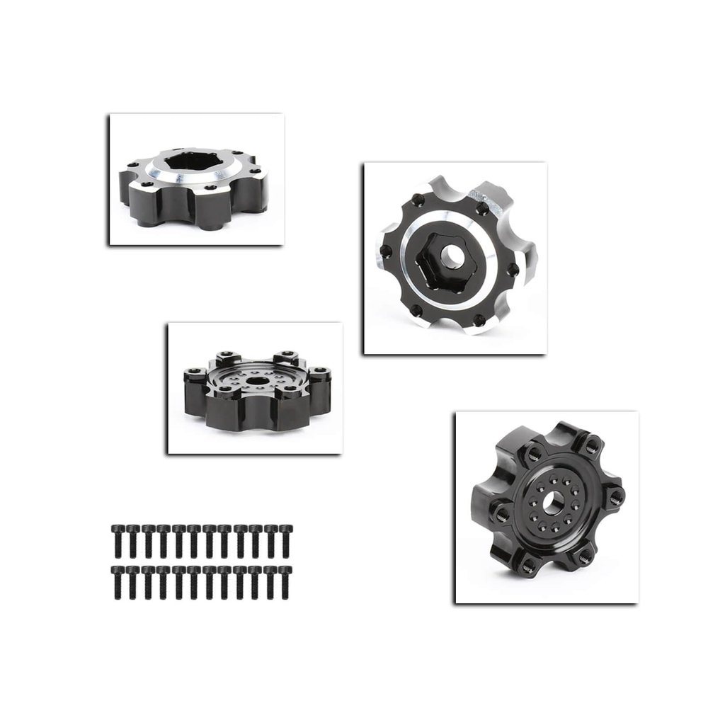 RCAWD for Pro-Line 1/10 6x30 to 12mm Aluminum Wheel Hex Adapters (Narrow) Upgrades Parts #PRO633700