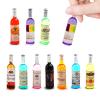 10Pcs 1:12 Scale Mini Miniature Bottles Wine Bottles miniverse Make it Mini Food Mini House Drink Accessories Dollhouse Decoration (10pcs Non-Repeating) view 1