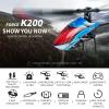 Goolsky WLtoys XK K200 RC Helicopter for Adults, 2.4GHz 4 Channel Remote Control Helicopter, Easy to Fly RC Aircraft with 6-Axis Gyro, Altitude Hold, Optical Flow Positioning, One Key Take Off/Landing view 2