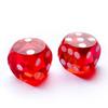 Bescon Professional Precision Dice Round Corner 9/16" (14.3mm) with Random Serial Number, Precision Cut Dice 14.3MM Gem Red, 2pcs Set view 2