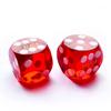 Bescon Professional Precision Dice Round Corner 9/16" (14.3mm) with Random Serial Number, Precision Cut Dice 14.3MM Gem Red, 2pcs Set view 3