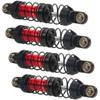 4Pcs Vgoohobby Metal Shocks Absorber Adjustable Dampers Compatible with Axial SCX10 Traxxas TRX4 D90 90046 Redcat Gen7 1/10 RC Crawler Car (Red,80mm) view 4