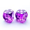 Bescon Professional Precision Dice Round Corner 9/16" (14.3mm) with Random Serial Number, Precision Cut Dice 14.3MM Gem Purple, 2pcs Set view 2