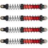 4Pcs Vgoohobby Metal Shocks Absorber Adjustable Dampers Compatible with Axial SCX10 Traxxas TRX4 D90 90046 Redcat Gen7 1/10 RC Crawler Car (Red,110mm) view 2