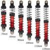 4Pcs Vgoohobby Metal Shocks Absorber Adjustable Dampers Compatible with Axial SCX10 Traxxas TRX4 D90 90046 Redcat Gen7 1/10 RC Crawler Car (Red,110mm) view 3