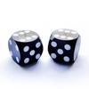 Bescon Professional Precision Dice Round Corner 9/16" (14.3mm) with Random Serial Number, Precision Cut Dice 14.3MM Solid Black, 2pcs Set view 1