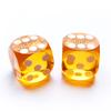 Bescon Professional Precision Dice Round Corner 9/16" (14.3mm) with Random Serial Number, Precision Cut Dice 14.3MM Gem Orange, 2pcs Set view 1