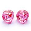Bescon Professional Precision Dice Round Corner 9/16" (14.3mm) with Random Serial Number, Precision Cut Dice 14.3MM Gem Pink, 2pcs Set view 1