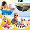 12 PCS Cowboy Duck with Scarf Hat and Sunglasses Mini Bath Duck Toys for Birthday Swimming Party Gift Favor Decorations view 4