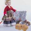 SEWACC 4pcs Realistic Haystack Decor Miniature Bales Outdoor Scene Dollhouse Farm Western Party Props Table Centerpieces Decorative Straw Ornaments view 4