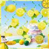 Lewtemi 22 Pcs Lemon Party Decorations Include 2 Lemon Banner 20 Hanging Lemons Swirls Citrus Lemonade Decorations for Summer Theme Birthday Party Baby Shower Decoration Photo Props view 4