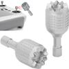 2 PCS Drone Remote Controller Sticks, Drone Remote Controller Thumb Stick Aluminum Alloy Remote Control Joysticks Rocker Replacement Parts for DJI Mini 3 Pro(Silver) view 1