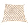 Lifting Net - Elastic Cargo Netting, Safety Rope Netting For Balcony, Protection Kids Hemp Rope Nets Banister, Retro Cargo Mesh Nets Truck Trailer Net Support Customization ( Size : 1 X 1M/Mesh 10cm/L view 1