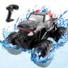 GoolRC Amphibious Remote Control Car, 1:16 Scale 4WD RC Cars, 360?Rotating Waterproof RC Stunt Car, 2.4GHz All Terrains RC Monster Truck, Remote Control Boat (Red) view 1