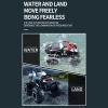 GoolRC Amphibious Remote Control Car, 1:16 Scale 4WD RC Cars, 360?Rotating Waterproof RC Stunt Car, 2.4GHz All Terrains RC Monster Truck, Remote Control Boat (Red) view 2
