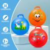 Ynanimery Bouncy Balls with Handle for Kids, Ride On Toys Balls for Kids 3 4-8, 3 Pack Hopper Ball 18 Inch Size with Air Pump for Kid Jumping Sports Ride Games Balance Exercise Indoor Outdoor Fun Toy view 4