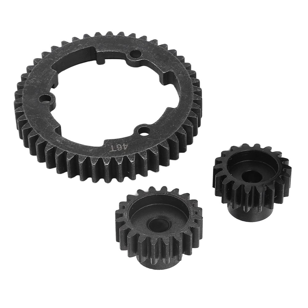 RC Spur Gear Set, 46T Main Spur Gear M1 18T 20T Pinion RC Accessory for XO 1 E 2.0 Remote Control Car