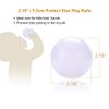 Wonder Space Soft Pit Balls, Chemical-Free Crush Proof Plastic Ocean Ball, BPA Free with No Smell, Safe for Toddler Ball Pit/Kiddie Pool/Indoor Baby Playpen (100 Balls, Mixed - Coffee) view 4