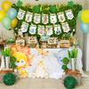 Wild One Birthday Decorations, Baby New Born to 12 Months Photo Banner, Wild One Year Garland, Jungle Safari Animal Theme 1st Birthday Party Supplies for Baby view 4