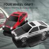 GoolRC RC Drift Car, 1:16 Scale Remote Control Car, 4WD RC Cars, 30KM/H High Speed RC Racing Cars with LED Lights, Drifting Tire and 2 Batteries for Adults (Red) view 2