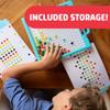 Chuckle & Roar Magnetic Dot Art Designer  Color-by-Number Stencil Art Toy for Kids Ages 3+ | Mess-Free, Travel-Friendly Creative Play view 4