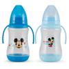 Disney 2 Pack 10 Ounce Baby Bottles with Character Prints and Colored Covers with Double Handle - BPA Free and Easy to Clean view 1