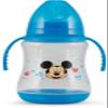 Disney 2 Pack 10 Ounce Baby Bottles with Character Prints and Colored Covers with Double Handle - BPA Free and Easy to Clean view 2