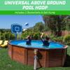 GoSports Splash Hoop UP Above Ground Pool Hoop Basketball Game with 2 Pool Basketballs and Pump view 2
