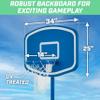 GoSports Splash Hoop UP Above Ground Pool Hoop Basketball Game with 2 Pool Basketballs and Pump view 4