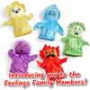hand2mind Feelings Family Hand Puppets + Sensory Fidget Tubes Set (Set of 9) view 3